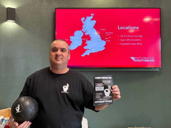 Andy's Man Club visit IUS